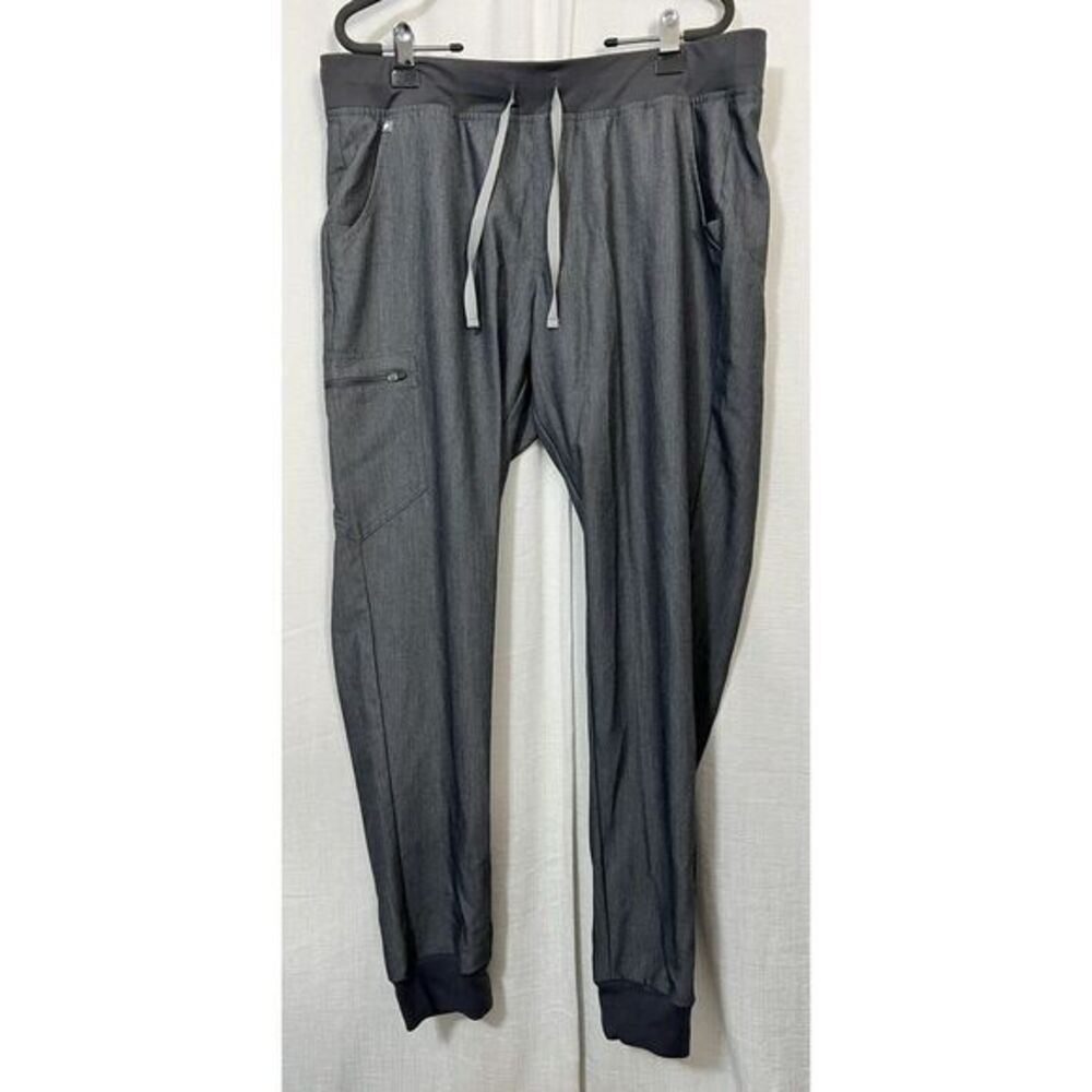 Figs Zamora‎ Cargo Jogger Pants Womens XLT Technical Collection W18SW2005 Gray